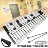 👉 Mallet 30 Note Xylophone Glockenspiel Aluminum Foldable Percussion Mallets Bag Set