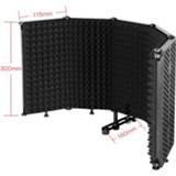👉 Microphone Foldable Adjustable Sound Absorbing Vocal Recording Panel Portable Acoustic Isolation Shield Sound-proof Plate
