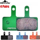 👉 Bike Bicycle Disc Brake Pads 4 Pairs MTB Copper Semimetal Resin/ceramic/alloy Hydraulic Parts Replacemen