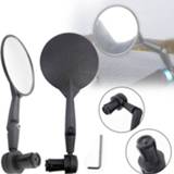 👉 1/2PCS Bicycle Adjustable Rearview Mirror Handlebar Mirrors Back Eye Cycling Rear View Accessories