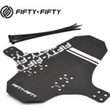 👉 Bike zwart FIFTY-FIFTY Cycling Bicycle Black MTB Fender Front Mudguard DH AM Mountain Accessories The road