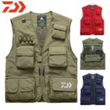 👉 Vest Daiwa Fishing Multi-pocket Men Photography Outdoor Climbing Breathable Mesh Customizable