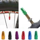 Bike 1PCS Valve Caps Colorful Tire Stem Cap Aluminum Presta High Pressure Spikes Dust Cover MTB Bicycle Accessories