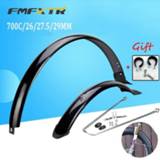 👉 Bike 700C 26 27.5 29inch Front Rear Fenders Set Mud Guard Light Weight Folding Sets Universal All-inclusive Long Fender