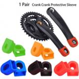 👉 Bike silicon Hot Sale 1pair(2PCS) Bicycle Crank Arm Boots/Protectors MTB Crankset Protective Accessories High Quality