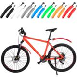 Vouwfiets Telescopic Folding Bicycle Fender Set with Taillight MTB Mudguard Front Rear for Mountain Road Bike Mud Guard New