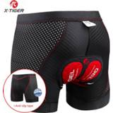 Fietsbroek gel X-Tiger Cycling Shorts Upgrade 5D Pad Underwear Pro Shockproof Underpant Bicycle Bike