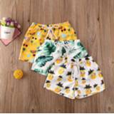 Pantie baby's jongens Summer Beach Shorts For Baby Boys 2020Fashion Casual Loose Lacing Printed Swimming Short Pants Panties Suit 1-4Y Children