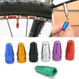 👉 Bike alloy 5Pcs Aluminum MTB Road Bicycle Valve Cap Durable Cycling Caps Serve Part Accessories