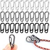 👉 Carabiner alloy small 5Pcs/Lot Mini Clips Tiny Spring Snap Hook Keychain Clasps EDC Hanging Buckle for Backpack Camping Bottle