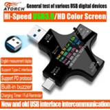 👉 Powerbank USB 3.0 Type-C tester DC Digital voltmeter amperimetor voltage current meter ammeter detector power bank charger indicator