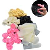 👉 Glove antislip 100pcs/set Disposable latex finger cots protector gloves for Beauty Jewellery work hand tool