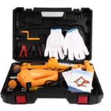 👉 Glove 3Ton 12V DC Automotive Electric Jack Lifting Car SUV Emergency Tools w/ Impact Wrench with Gloves Socket Adapter Screwdriver Kit