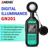 👉 Luxmeter ANENG GN201 Digital Light Meter 200K Lux Photometer uv Radiometer Handheld Illuminometer