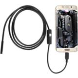 👉 Lens 7 MM 1M 6 LED 2 in 1 Inspection Camera Endoscope for Computer And Cell Phones