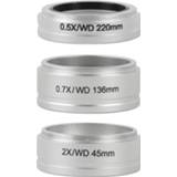 👉 Lens WD 0.5X 0.7X 2.0X 8X-50X Trinocular Microscope Stereo Auxiliary Objective Barlow For Nikon SMZ645 SMZ745