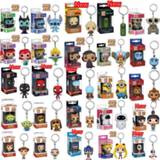 👉 Keychain vinyl FUNKO POP Cartoon Agnes Spiderman Forky Sonic Maleficent Pocket Action Figure Toys For Children Christmas Gift