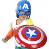 👉 Helm plastic kinderen The Avenger Super Hero Captain America Shield Helmet Cosplay for Kids Toy Action Figure Model Escudo