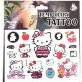 👉 Tattoo kinderen meisjes Random 2pcs hallo kitty cat Temporary Sticker For Children Body Art Fake Flash Gift tatoo cartoon kt kids girl Toys
