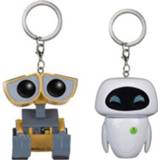 👉 Keychain vinyl Cartoon Robot Movie WALL E & EVE Pocket Action Figures Collection Model Toys