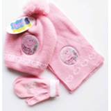 👉 Glove kinderen meisjes Original Peppa Pig Cartoon Printing Kniting Scarf Gloves Hat 3 Pcs/lot Set Kids Winter Outdoor Warm Clothes Goods for Girls Gift