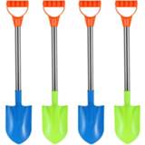 👉 Shovel plastic kinderen 4pcs Mini Sand Shovels Beach Toys Dredging Spade Outdoor For Children Kids Birthday Gifts