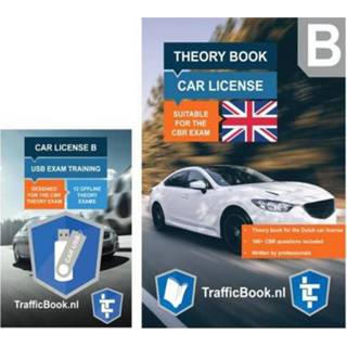 👉 Car Theory Book with Practise Exams USB - Auto Theorieboek Engels 2019 met Engelse Auto Theorie USB - (ISBN: 8719274517030)