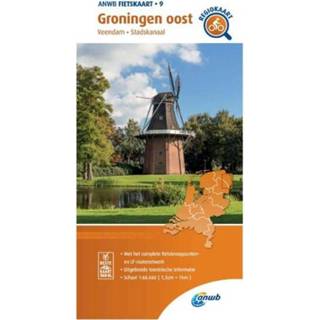 👉 Fietskaart Groningen oost 1:66.666 - Anwb (ISBN: 9789018047108) 9789018047108