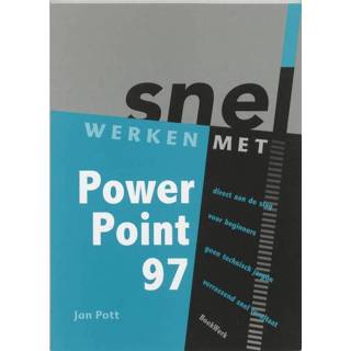 👉 Snel werken met PowerPoint 7 NL-versie voor Windows 95 - Jan Pott (ISBN: 9789054021827) 9789054021827