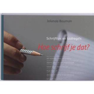 👉 Hoe schrijf je dat? - Jolanda Bouman (ISBN: 9789058715111) 9789058715111