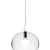 👉 Hang lamp kunststof transparant small Kartell FL/Y Hanglamp - 8058967205114