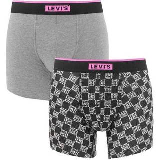 👉 Boxershort elastaan s male multi Levi's 2-pack boxershorts brief neon