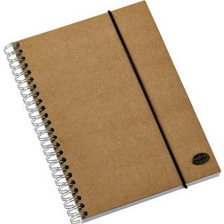 👉 Notitieboek Multo Kraft Line A5 140BLZ Spiraal Lijn 8713739316770