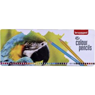 👉 Kleurpotlood blik Kleurpotloden Bruynzeel Papegaai À 45 Stuks Assorti 8712079434298