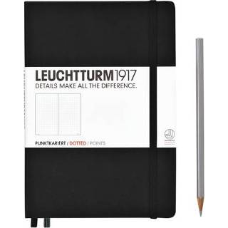 👉 Notitieboek zwart Leuchtturm1917 Black Dotted 4004117327964