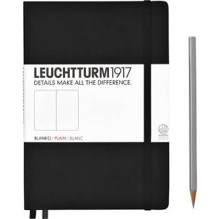 👉 Notitieboek zwart Leuchtturm1917 Black Plain 4004117258398