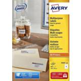 👉 Etiket wit Avery L4745Rev-25 96X63.5MM Afneembaar 200Stuks 4004182047453