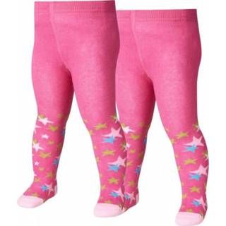 👉 Maillot roze katoen meisjes Playshoes sterren 2 stuks mt 122/128 4010952553543