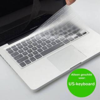 Transparant kunststof wit (US) Keyboard bescherming - MacBook Air / Pro Retina (2012-2015) 9145425529703