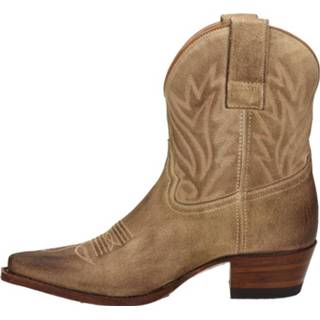 👉 Enkellaarzen suede vrouwen beige Sendra 16954 Berdy enkellaarsjes 8720251180574 872025118059