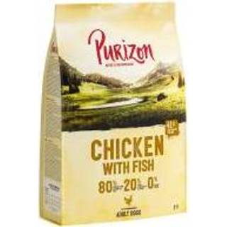 👉 Hondenvoer 1kg Adult Kip & Vis Purizon Graanvrij 4062911007222