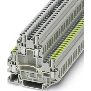 👉 Grijs Phoenix Contact UTTB 4-PE/L 3044746 Doorgangsserieklem Aantal polen: 4 0.14 mm² 6 50 stuk(s) 4017918997076