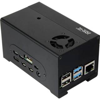 👉 Joy-it USV PC Raspberry Pi 4 B 4 GB 4 x 1.5 GHz Incl. behuizing, Incl. netvoeding, Incl. HDMI-kabel, Incl. Noobs OS, Incl. koellichaam, Incl. Raspberry Pi UPS