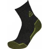 👉 Sock uniseks zwart olijfgroen Aclima - Warmwool Socks Merinosokken maat 44-48, zwart/olijfgroen 7034041081196