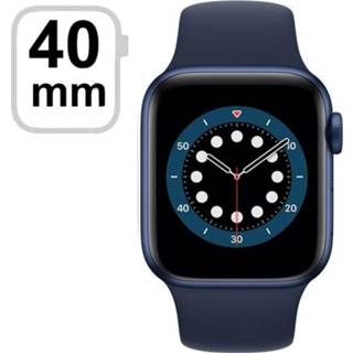 👉 Watch blauw Apple Series 6 GPS MG143FD/A - Aluminum, 40mm 190199866225