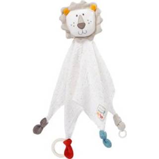 👉 Knuffeldoek meisjes blauw Fehn ® Lion Deluxe NATURE 4001998056037