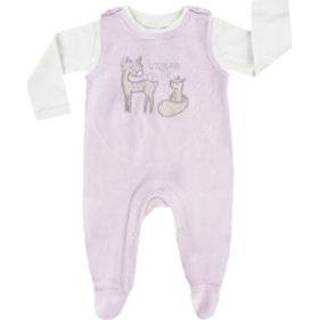 👉 Rompertje wit meisjes paars JACKY Nicki romper pak set WOODLAND TALE lilac/off- white 4001742885548
