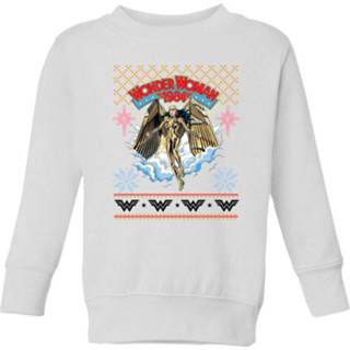 👉 Wonder Women 1984 Kids' Sweatshirt - White - 146/152 (11-12 jaar) - Wit