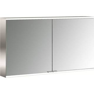 👉 Spiegelkast aluminium Emco Asis prime 2 120 cm met deuren en LED-verlichting, 4018445117678