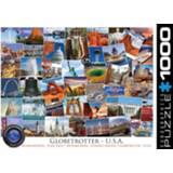 👉 Puzzel Globetrotter - USA (1000 stukjes) 628136607506